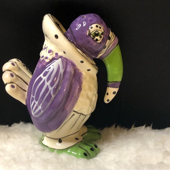 Blue Sky Flat Footed Booby Toucan Salt & Pepper Shakers By Lynda Corneille - Picture 10 of 13